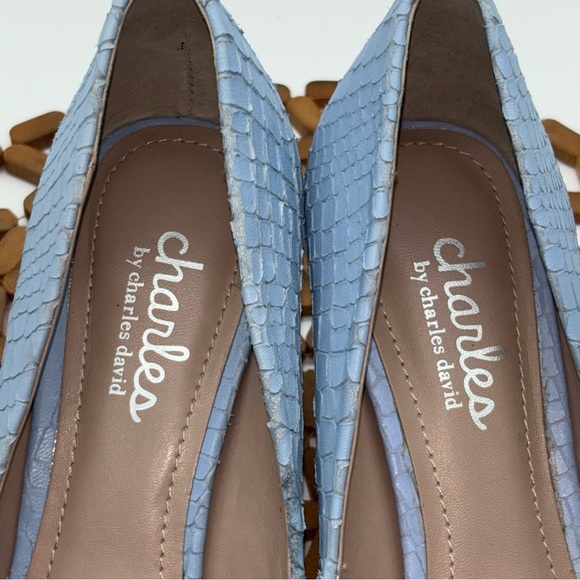 CHARLES BY CHARLES DAVID
Addie Pump - Baby Blue Croc Print Leather - Picture 6 of 9